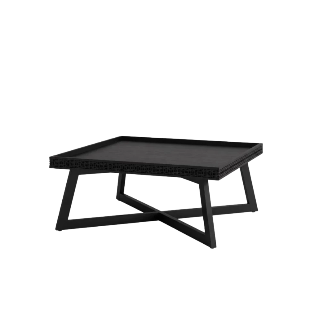 black bali coffee table hire ffff