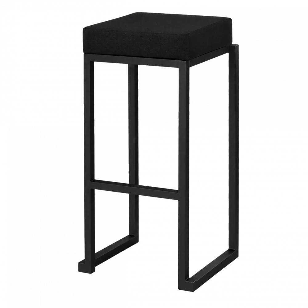 black cubic bar stool ff