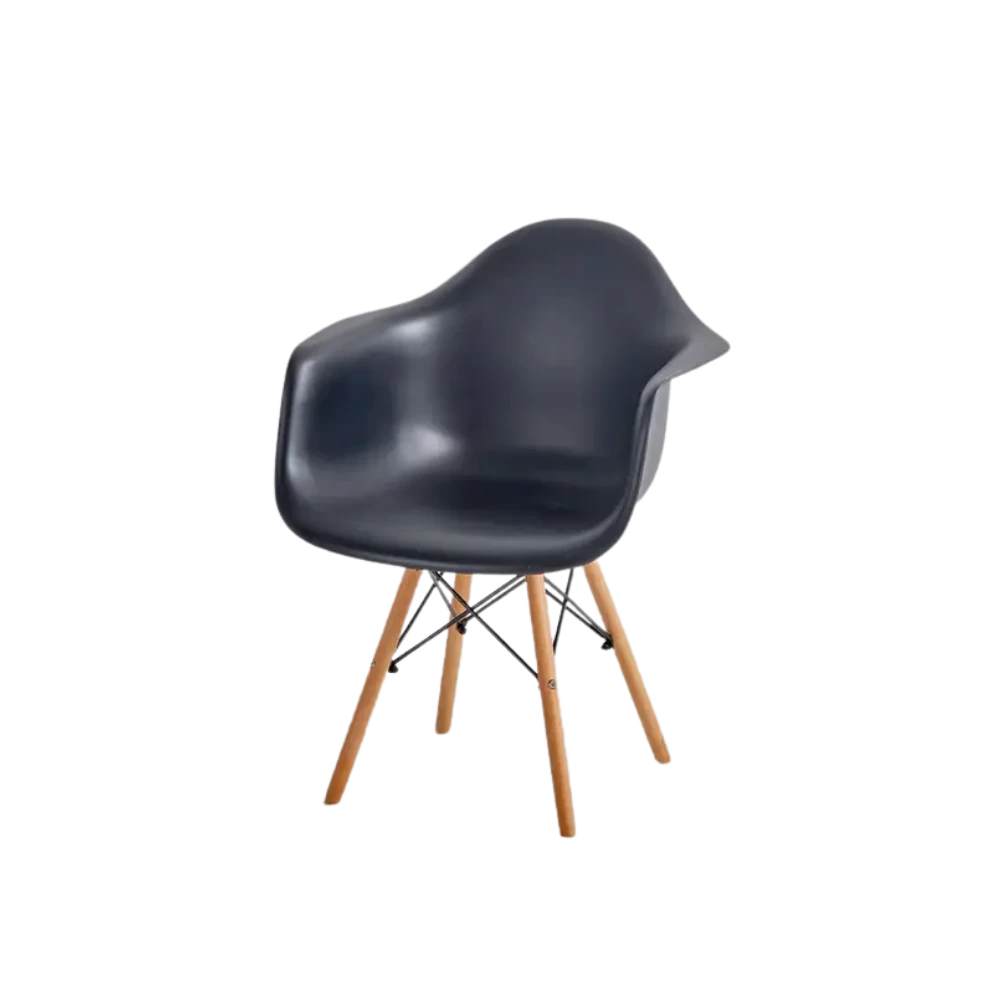 eames black chair w arms ff