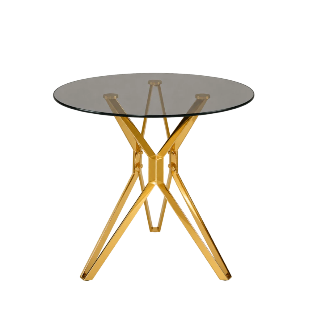 gold opulence side table t
