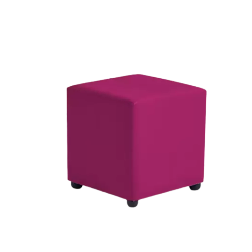 pink ottoman cube hire wff