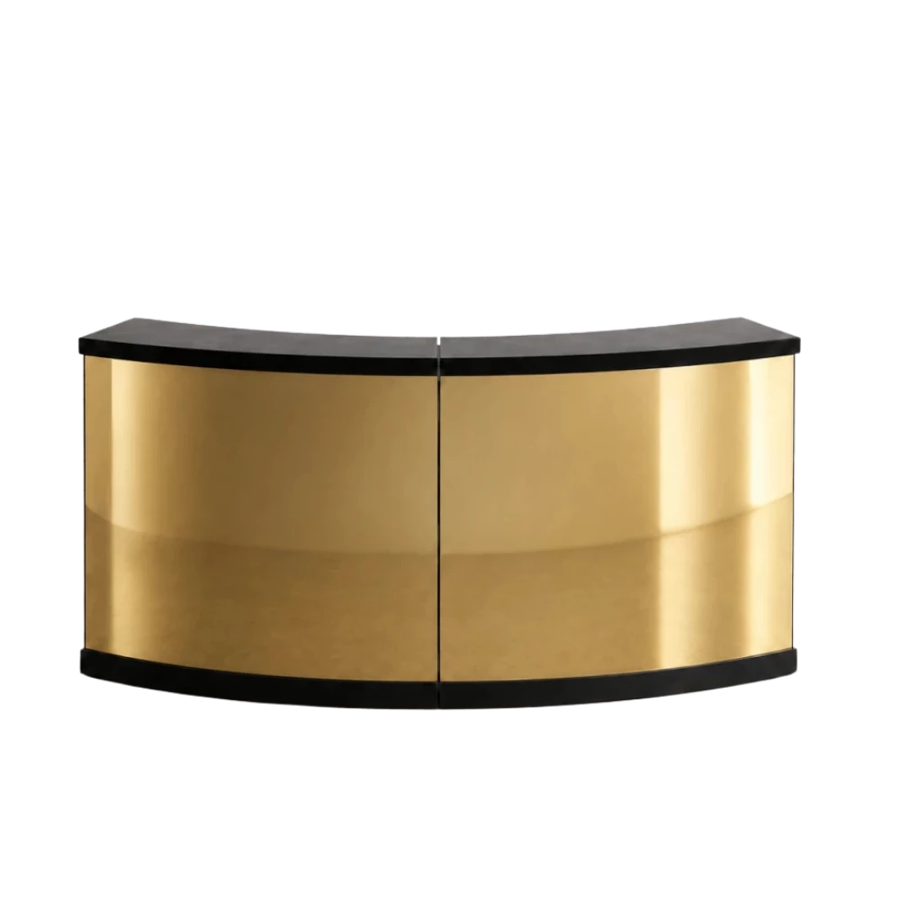 quarter round mirror bar hire ff