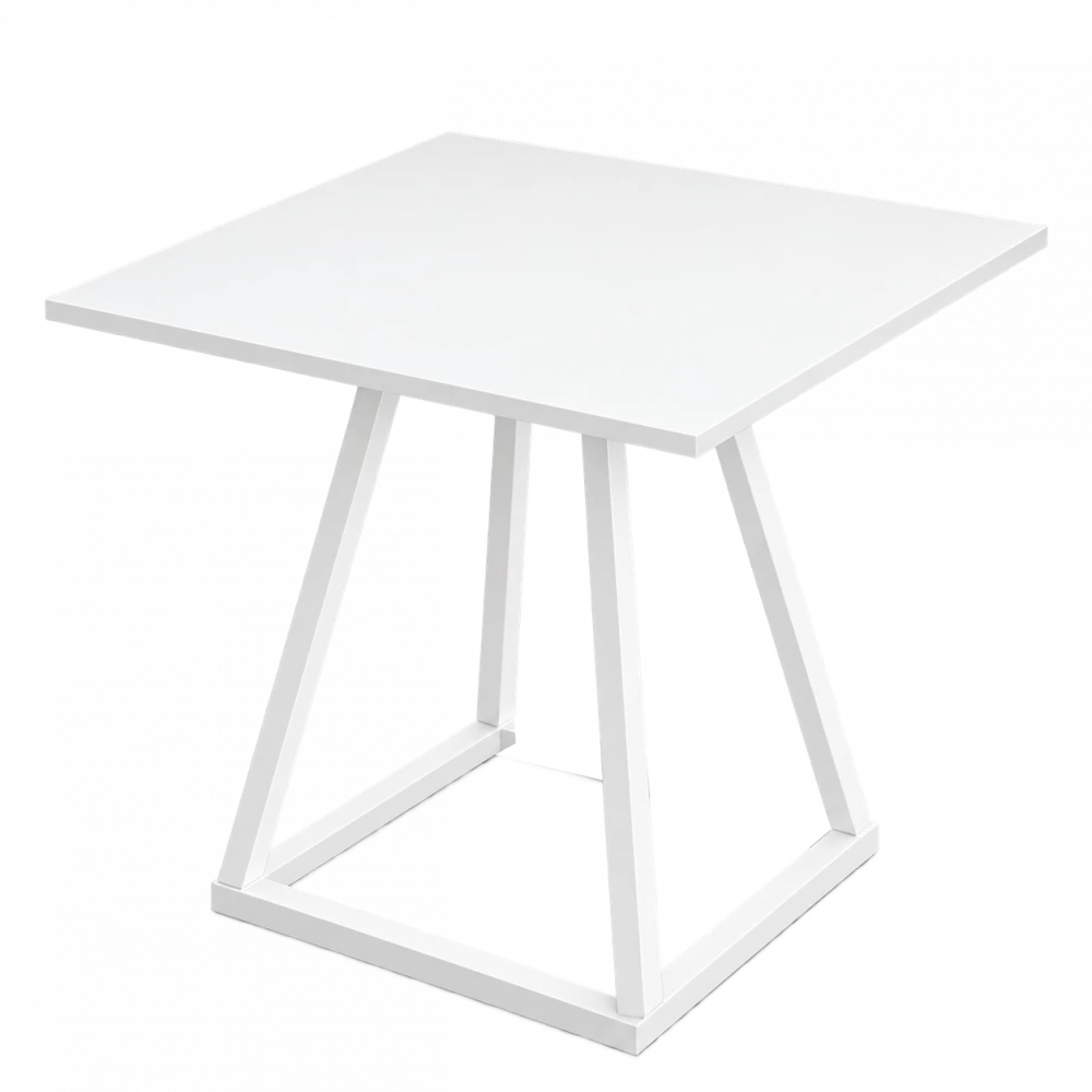 trap dining table white frame h
