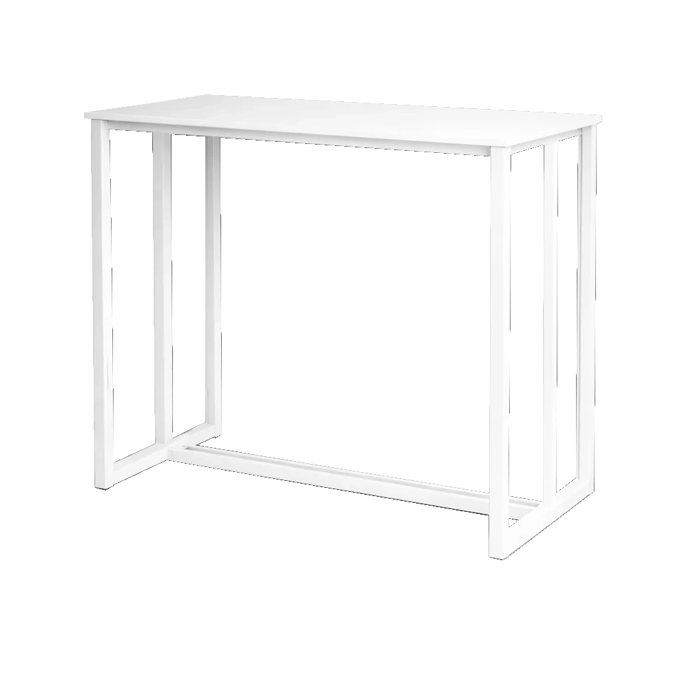 white elemenet poseur table fff