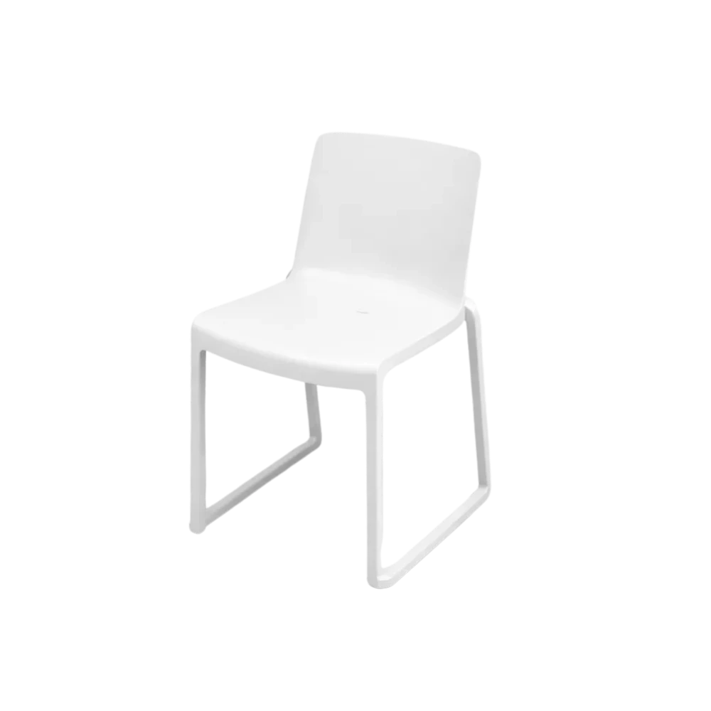 white mono chair hire ff