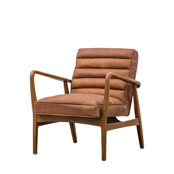 downtown brown leather armchair hire s