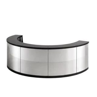 Round Mirror Bar (Silver) Half