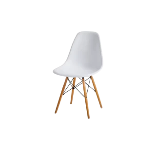 White Eames Chair (Armless)