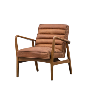 Downtown Leather Armchair (Brown)